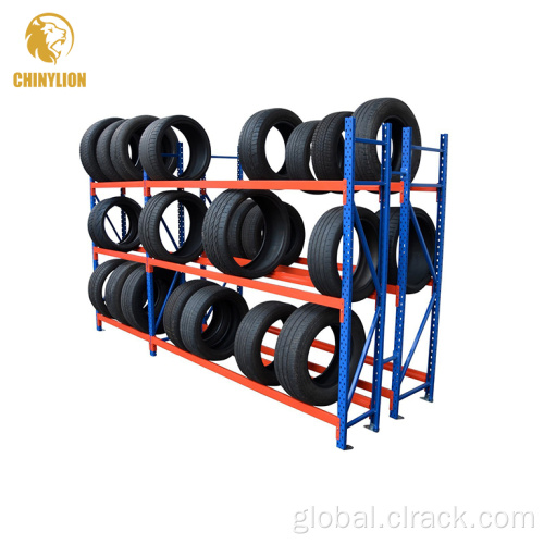 Tyre Display Rack High quality thick metal tire rack storage system Factory